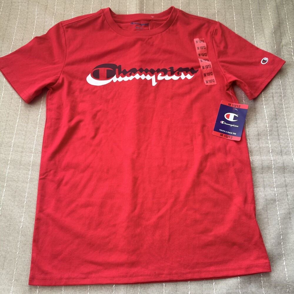 NWT Champion T-shirt Red size M 10/12